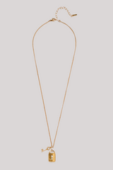 Chan Luu - Lock And Key Necklace  - YELLGOLD
