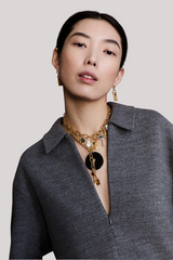Chan Luu - Lock And Key Necklace - GOLD