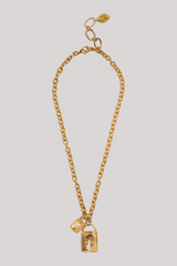 Chan Luu - Lock And Key Necklace - GOLD