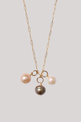 Chan Luu - Ombre Pearl Necklace - PEARL