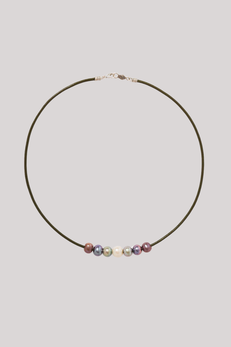 Chan Luu - River Necklace Peacock Mix - PCKPRLMX
