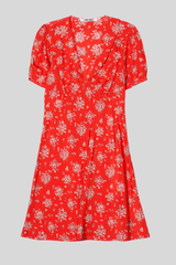 Ciao Lucia - Alix Begonia Silk Dress - RED