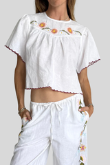 Ciao Lucia - Idoya Top - WHITE
