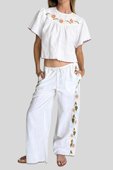 Ciao Lucia - Idoya Top - WHITE