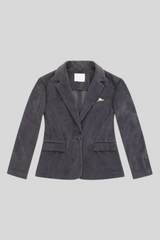 Circolo 1901 - New Slim-Fit Corduroy Jacket - BLUEGREY