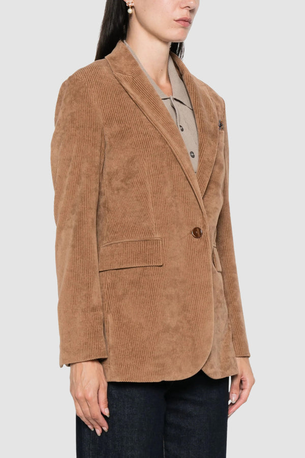 Circolo - Corduroy Blazer - 138CAPP