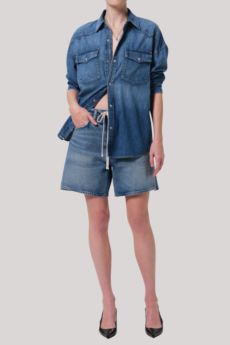 Citizens of Humanity - Brynn Drawstring Short - SOLANO