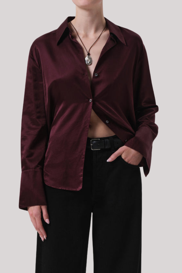 Citizens of Humanity - Camilia Shirt - BURGUNDY