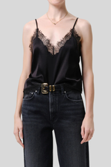 Citizens of Humanity - Lace Trimmed Cami - BLACK