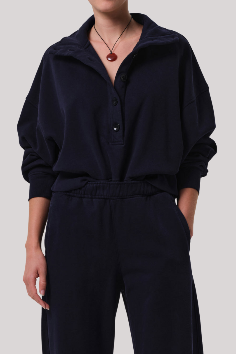 Citizens of Humanity - Mirelle Funnel Neck - NAVY