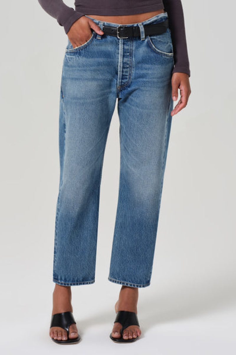 Citizens of Humanity - Winslow Crop Wide Leg Boyfriend Jeans