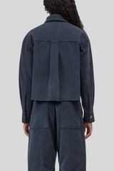 Closed - Cropped Oversized Shirt - STORMBLU