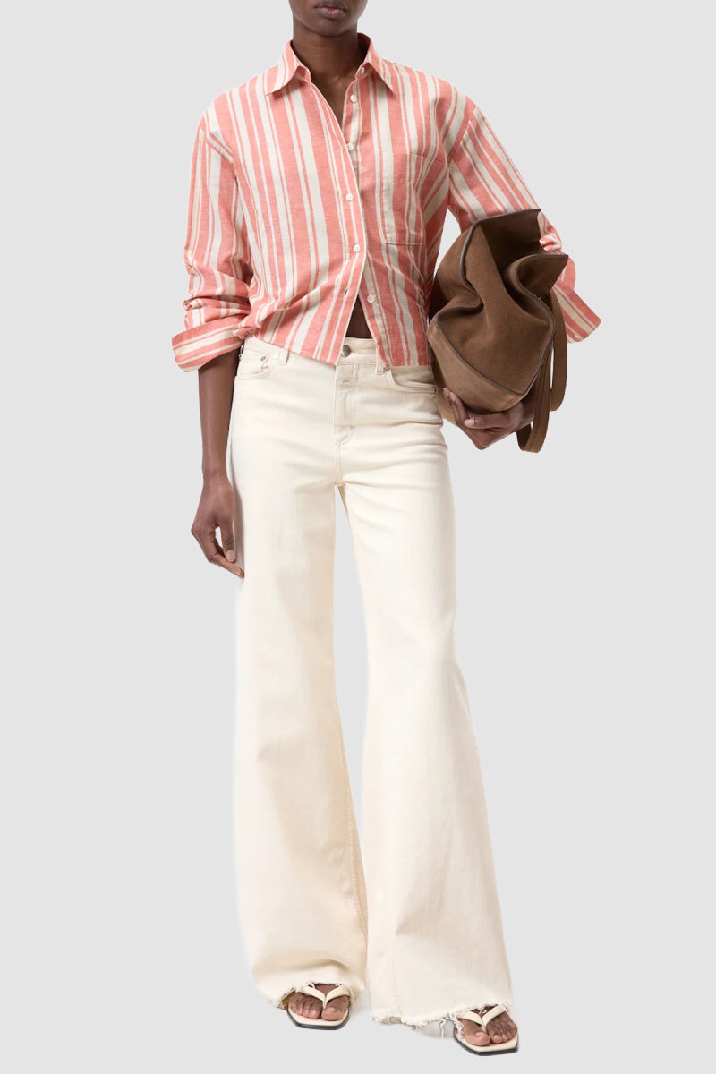 Closed - Cropped Oversized Shirt - WASHRED
