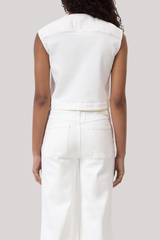 Closed - Denim Vest - WHITE