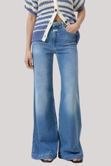 Closed - Glow Up Wide Jeans - MIDBLUE