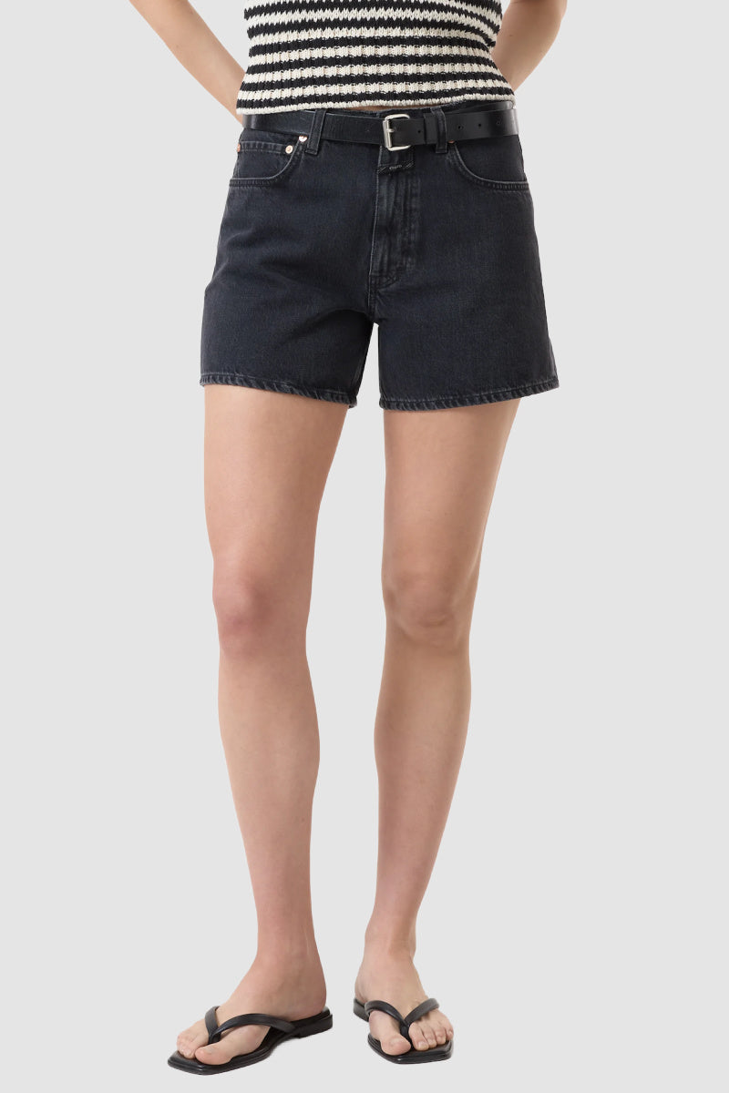 Closed - Janey Denim Short - DARKGREY