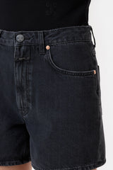 Closed - Janey Denim Short - DARKGREY