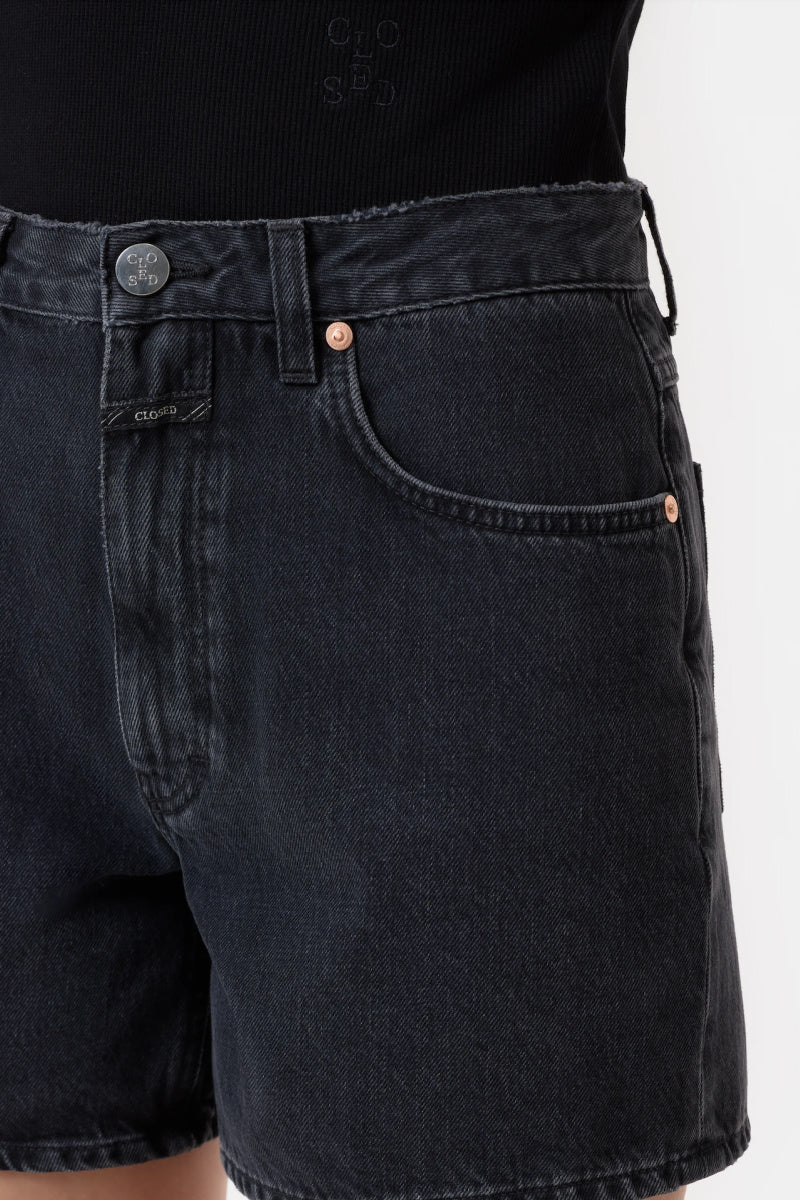 Closed - Janey Denim Short - DARKGREY