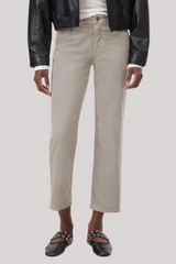 Closed - Milo Straight Pants - MUDGREY