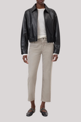 Closed - Milo Straight Pants - MUDGREY