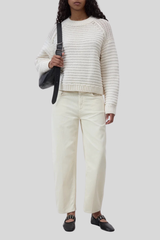Closed - Crew Neck Long Sleeve - IVORY