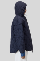 Closed - Quilted Hooded Jacket - DRKNIGHT