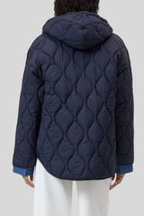 Closed - Quilted Hooded Jacket - DRKNIGHT