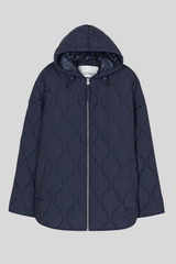 Closed - Quilted Hooded Jacket - DRKNIGHT
