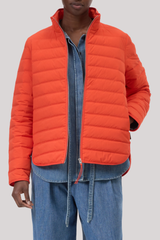 Closed - Quilted Zip Jcket - CORALRED