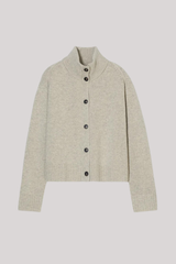 Closed - Rollneck Cardigan - SILTGREY