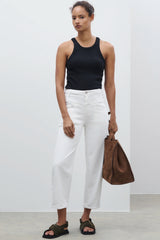 Closed - Stover-X Cropped Denim - WHITE