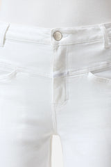Closed - Stover-X Cropped Denim - WHITE