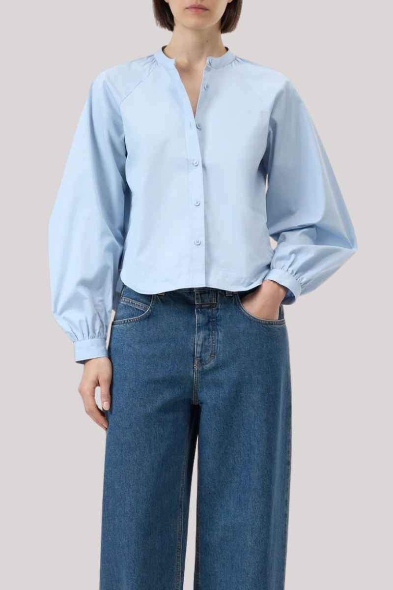 Closed - Wide Sleeve Blouse - POWDBLUE