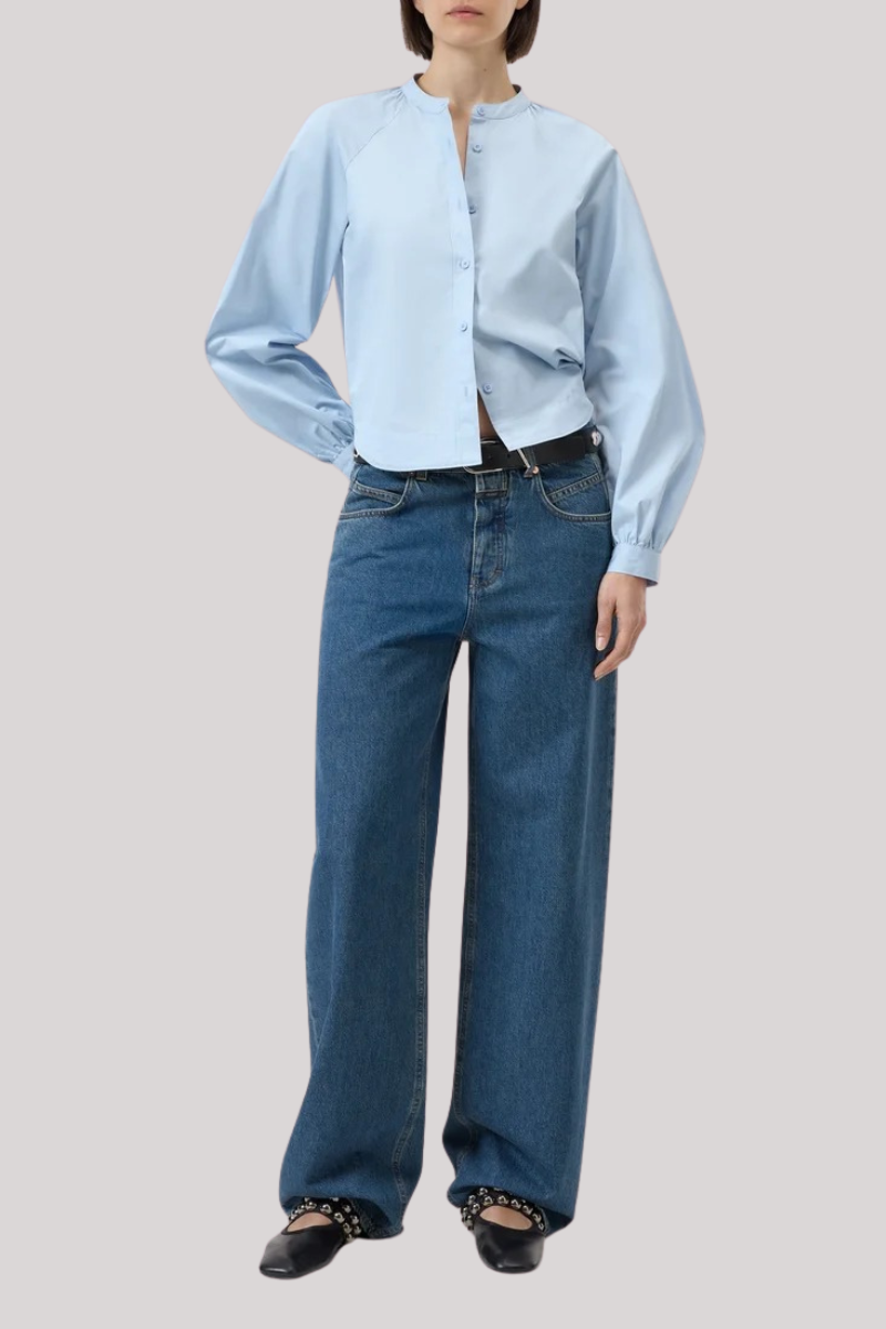 Closed - Wide Sleeve Blouse - POWDBLUE