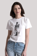 Cpress Studio - Arm Candy Mushie Tee - WORNWHT