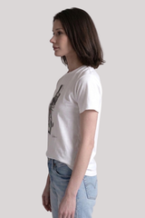 Cpress Studio - Arm Candy Mushie Tee - WORNWHT