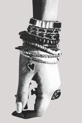 Cpress Studio - Arm Candy Mushie Tee - WORNWHT