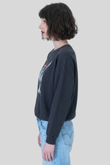 Cpress Studio - Cherry on Top Cozy Sweatshirt - WORNBLK