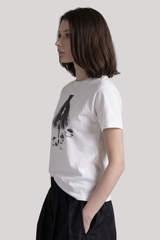 Cpress Studio - Emotional Baggage Mushie Tee - WORNWHT