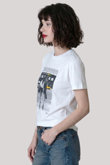 Cpress Studio - Girls Day Out Mushie Tee - WORNWHT