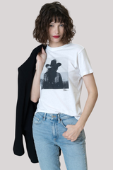 Cpress Studio - Heroine Mushie Tee - WORNWHT
