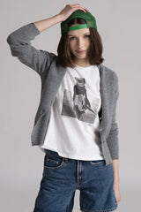 Cpress Studio - I'm With The Band Mushie Tee - WORWHITE