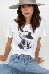 Cpress Studio - On The Verge Mushie Tee - WORWHITE