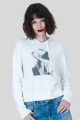 Cpress Studio - On The Verge Randi Hooded Sweater - IVORY
