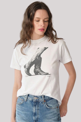 Cpress Studio - Outlaw Mushie Tee - WORNWHT