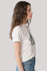 Cpress Studio - Outlaw Mushie Tee - WORNWHT
