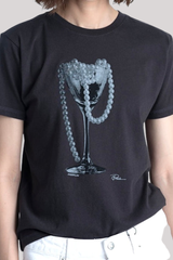 Cpress Studio - Overflow Mushie Tee - WORNBLK