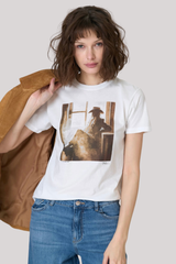 Cpress Studio - Try and Make Me Mushie Tee - WORNWHT