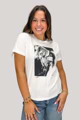 Cpress Studio - Turbo Boost Mushie Tee - WORNWHT