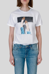 CPress Studio - 5Th Ave Mushie Tee - WORNWHT